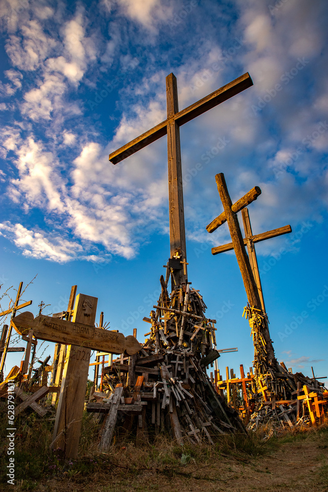 mountain of crosses