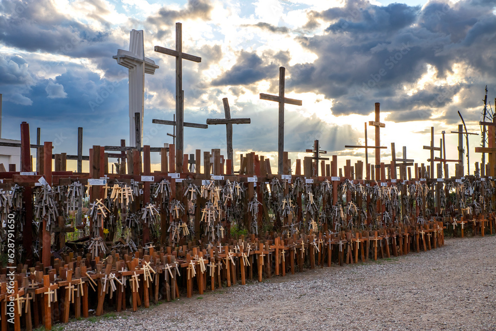 mountain of crosses