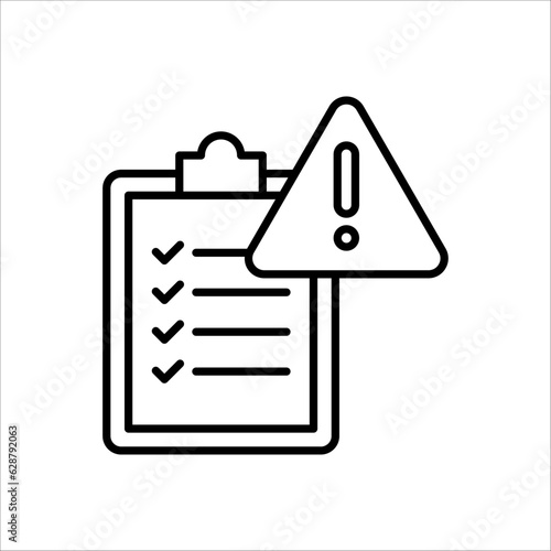 Governance, risk icon. Element of general data project icon on white background