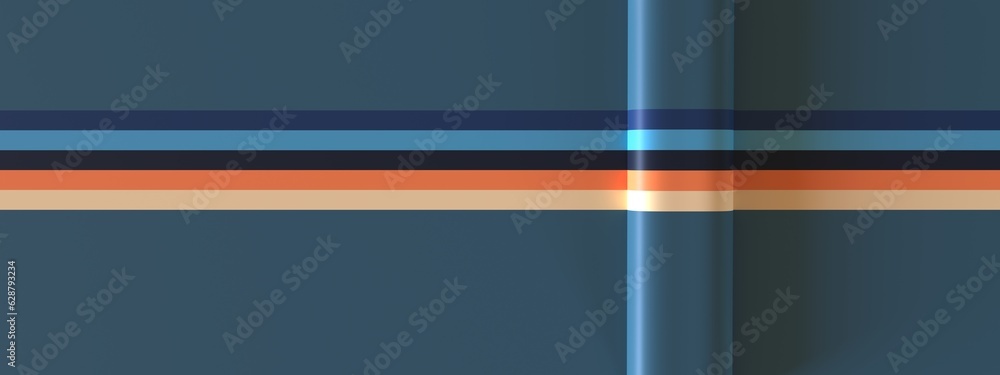 Background and texture of volumetric colored stripes for website design or printing.