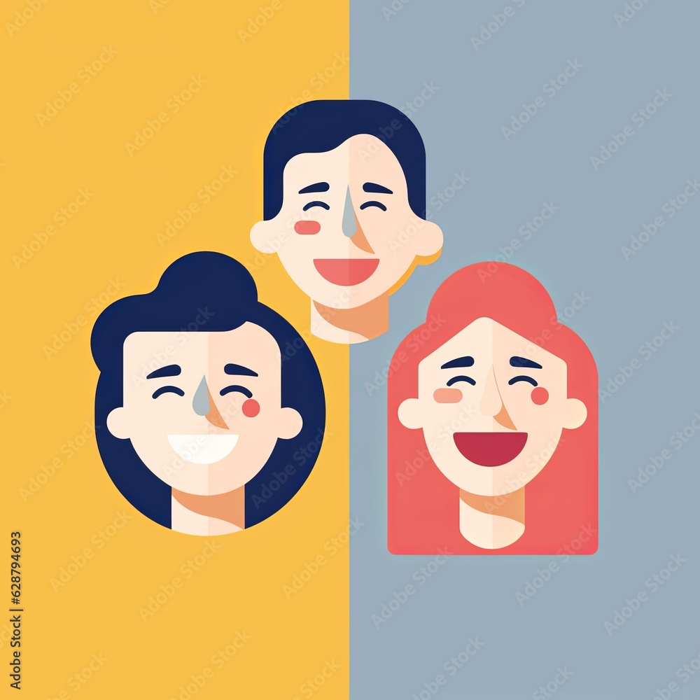 Happy Expression Minimalistic Graphic Design Happy Expression Minimalistic Graphic Design