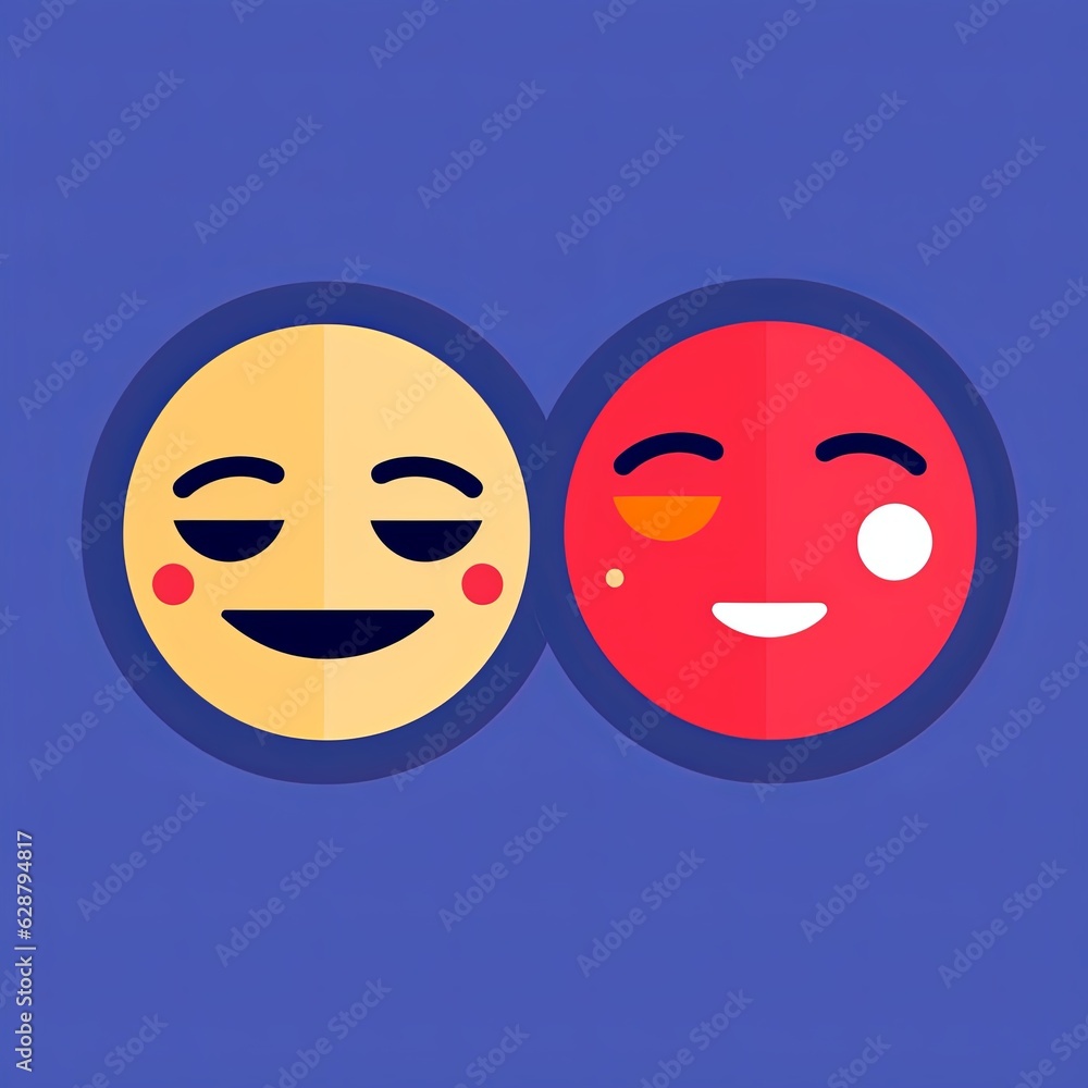 Happy Expression Minimalistic Graphic Design Happy Expression Minimalistic Graphic Design