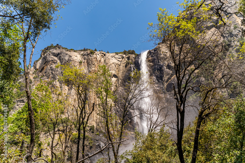 Bridalveil Fall in Yosemite National Park.