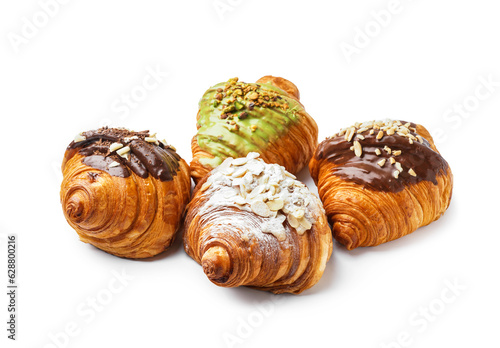 Assorted gourmet croissants...