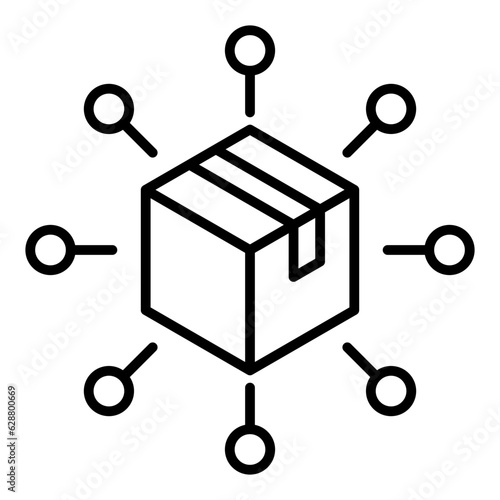 Distribution center icon