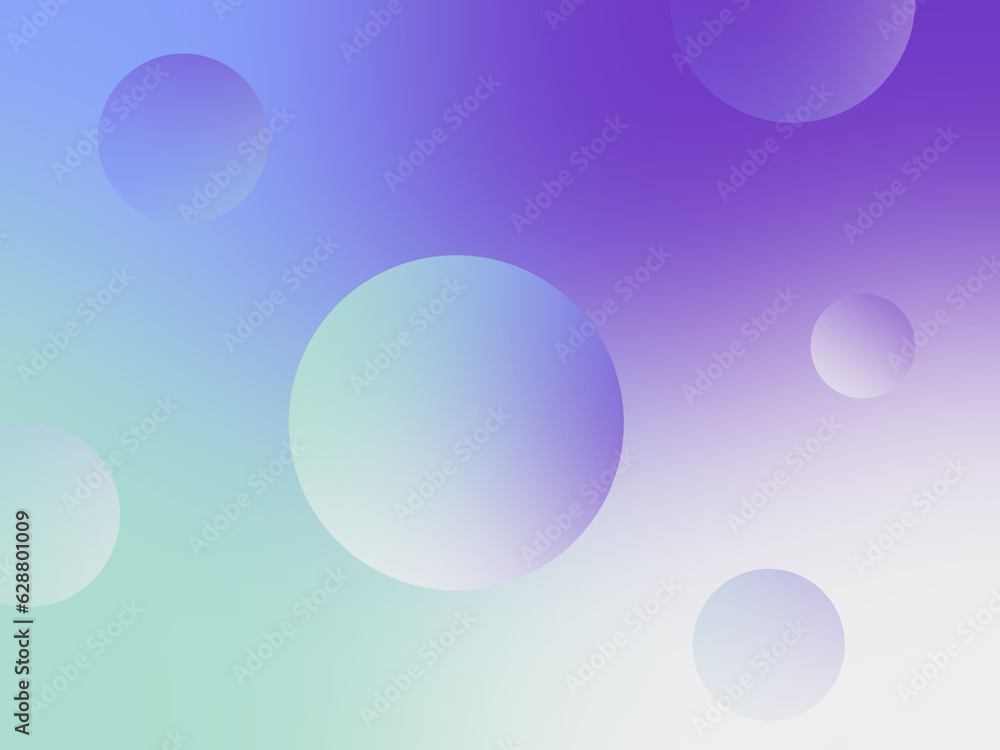 Gradient circle abstract ppt background