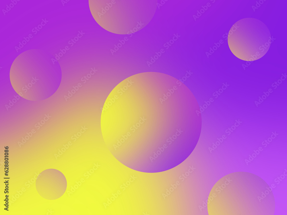 Gradient circle abstract ppt background