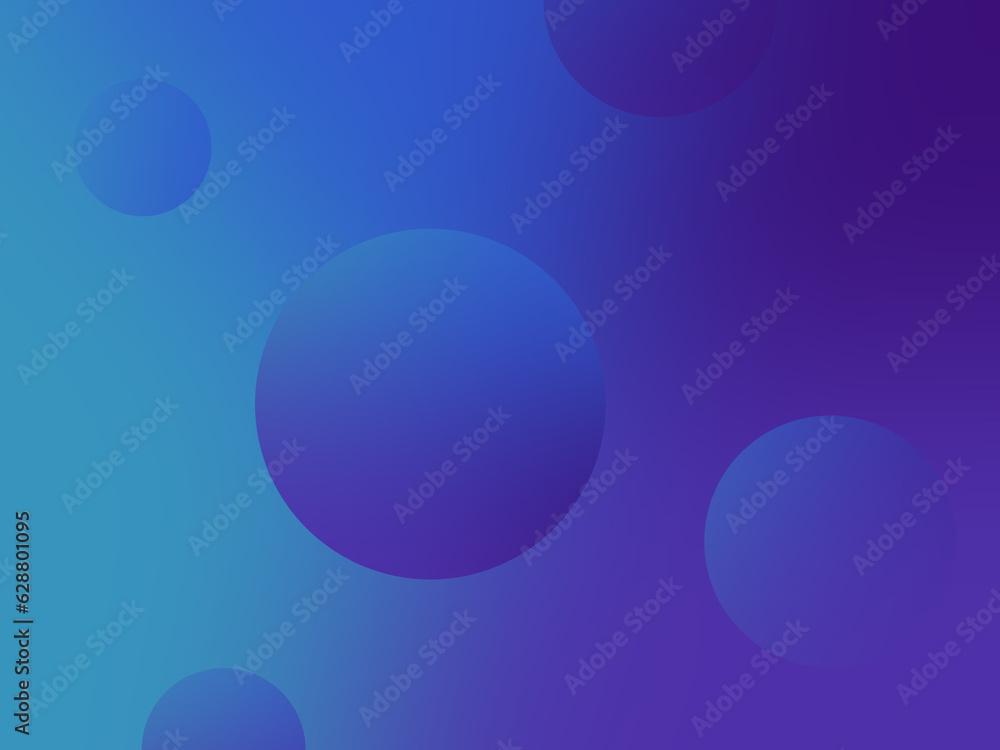 Gradient circle abstract ppt background