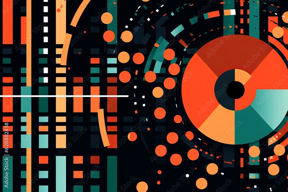 Modern Tech Encrypted Data Theme Background Modern Tech Encrypted Data Theme Background