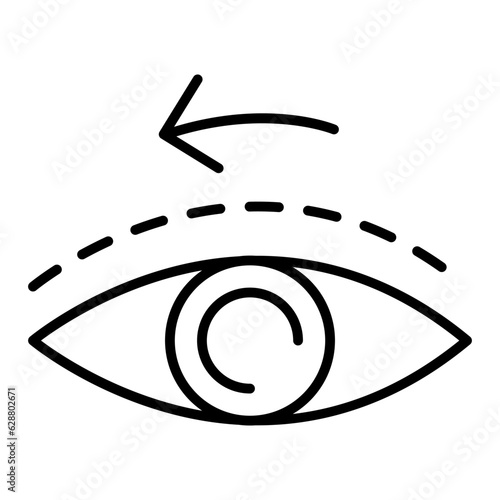 Eyelid surgery icon