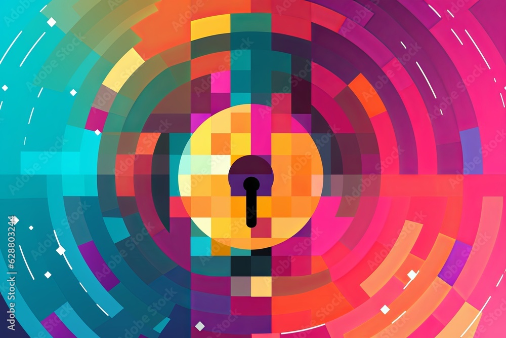 Modern Tech Encrypted Data Theme Background Modern Tech Encrypted Data Theme Background