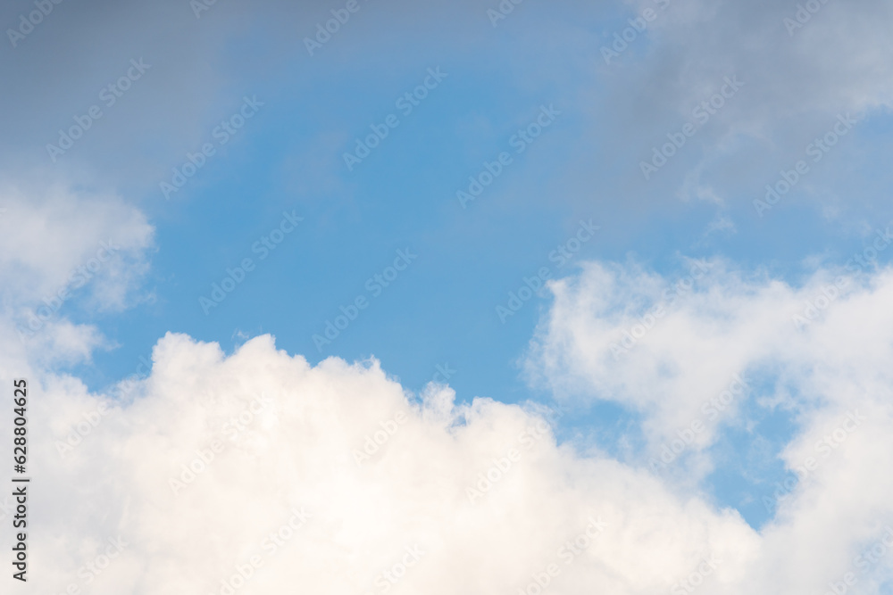 Fototapeta premium Blue sky and white clouds in the sky