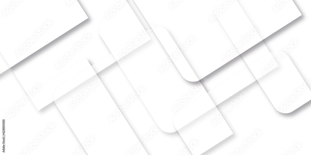 Modern Abstract white background design with layers of textured white transparent material in triangle and squares shapes. White color technology concept geometric line vector background. Modern Abstract white background design with layers of textured white transparent material in triangle and squares shapes. White color technology concept geometric line vector background.