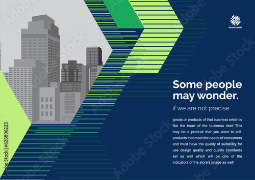 Template vector design for Brochure, Annual Report, Web design Poster, Corporate Presentation, Flyer, layout modern with size horizontal, Easy to use and edit.	