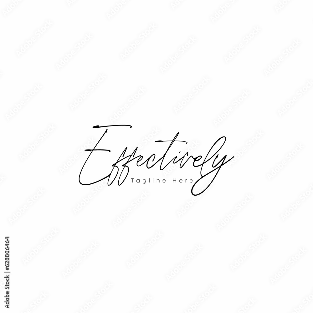 A professional signature logo design A professional signature logo design