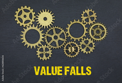 Value falls 