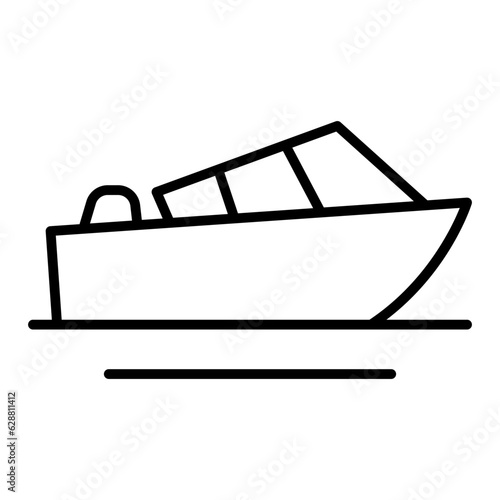 High speed boat icon