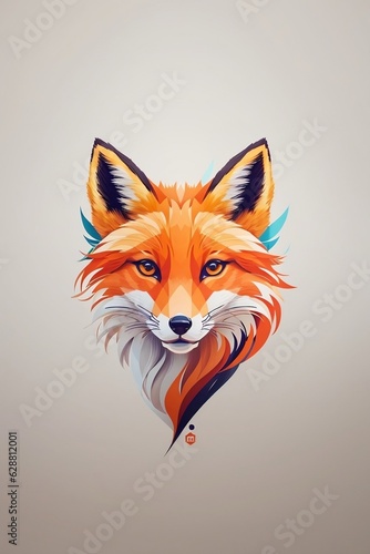 Red fox cartoon