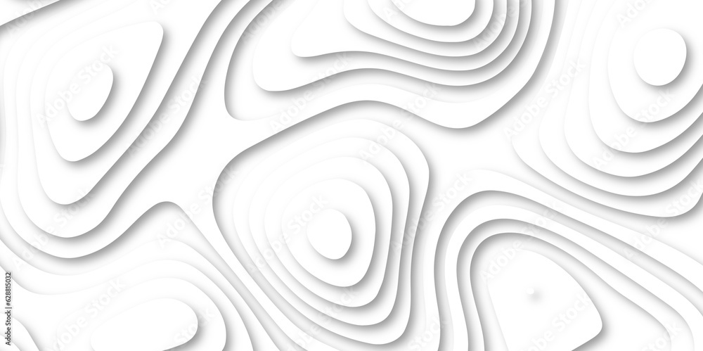 Abstract wavy line 3d paper cut white background. Abstract curve line white background. Soft smooth lines curving abstract white paper cut banner. White waves decorative papercut design. Abstract wavy line 3d paper cut white background. Abstract curve line white background. Soft smooth lines curving abstract white paper cut banner. White waves decorative papercut design.
