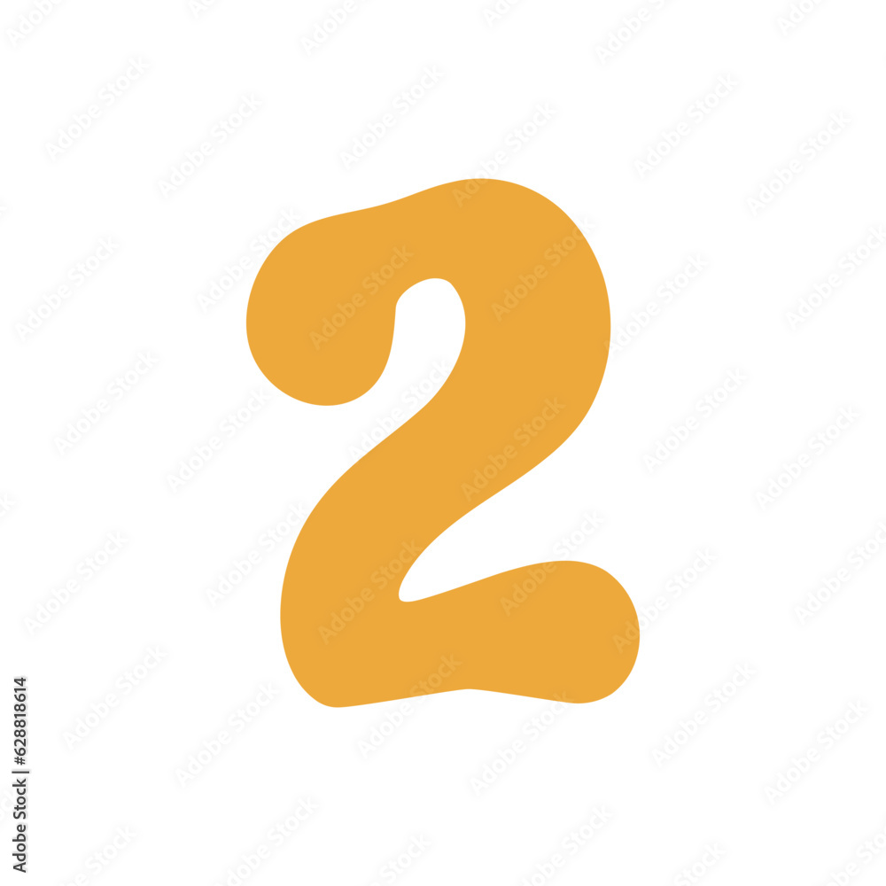 Naklejka premium Bubble alphabet illustration