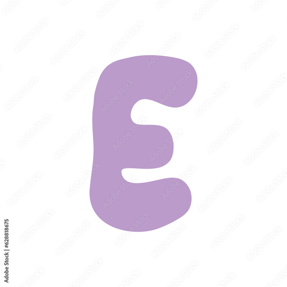 Bubble alphabet illustration Bubble alphabet illustration