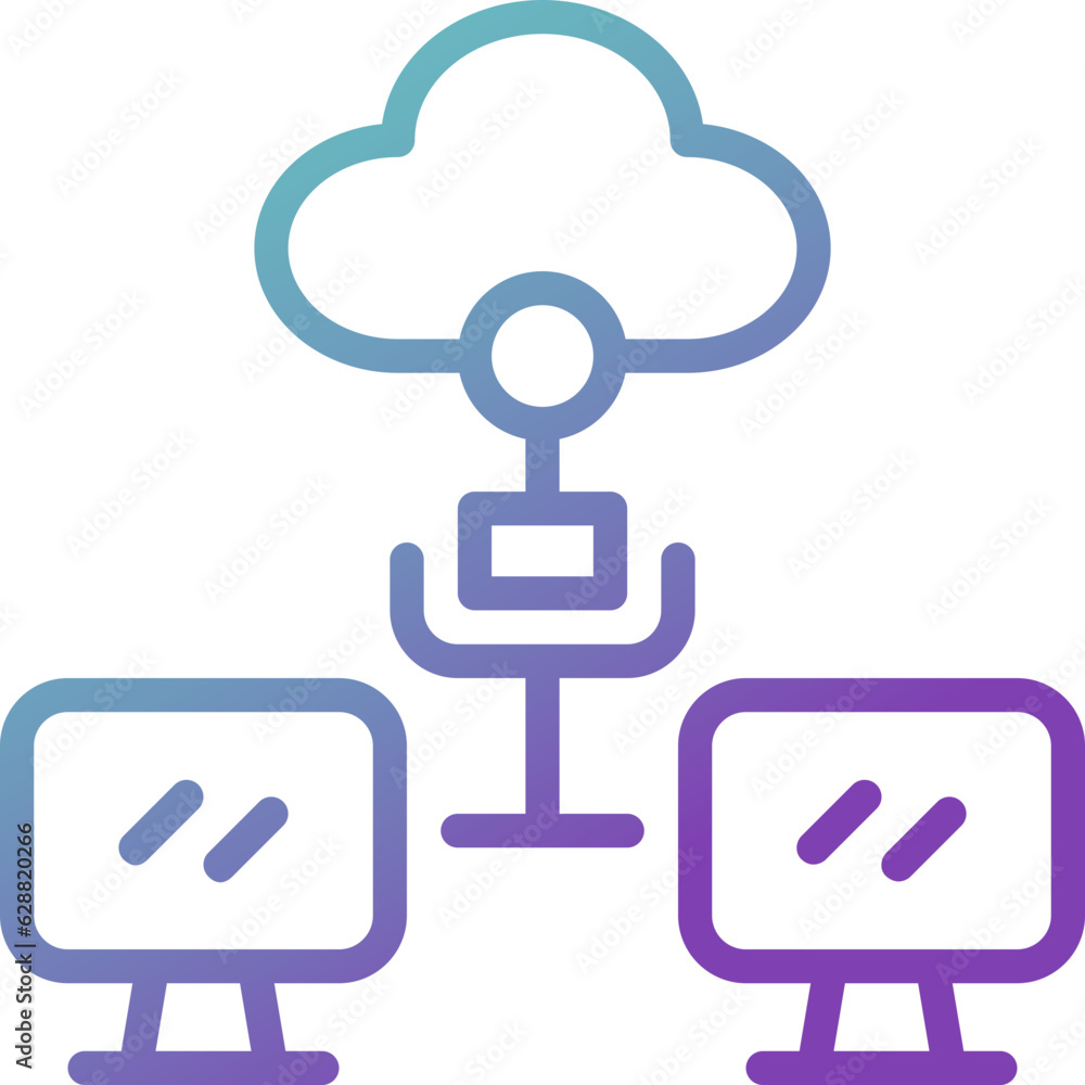 connecting gradient line icon connecting gradient line icon