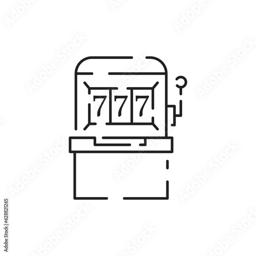Amusement park line icon vector. Park with ferris wheel, circus, carousel, roller coaster attractions. Festival fun. isolated contour symbol black illustration