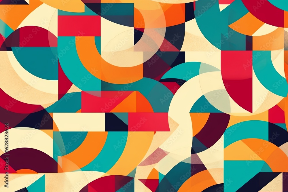 Retro Remixed Absract Geometric Background Retro Remixed Absract Geometric Background