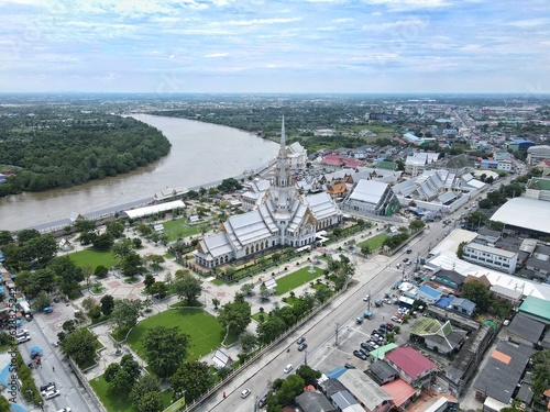 Wat Sothon Wararam Worawihan located on the Bang Pakong River, formerly known Wat Hong, built in late Ayutthaya period as location Luang Pho Phutthasothon