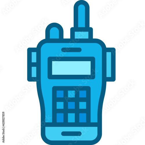 walkie talkie two tone icon