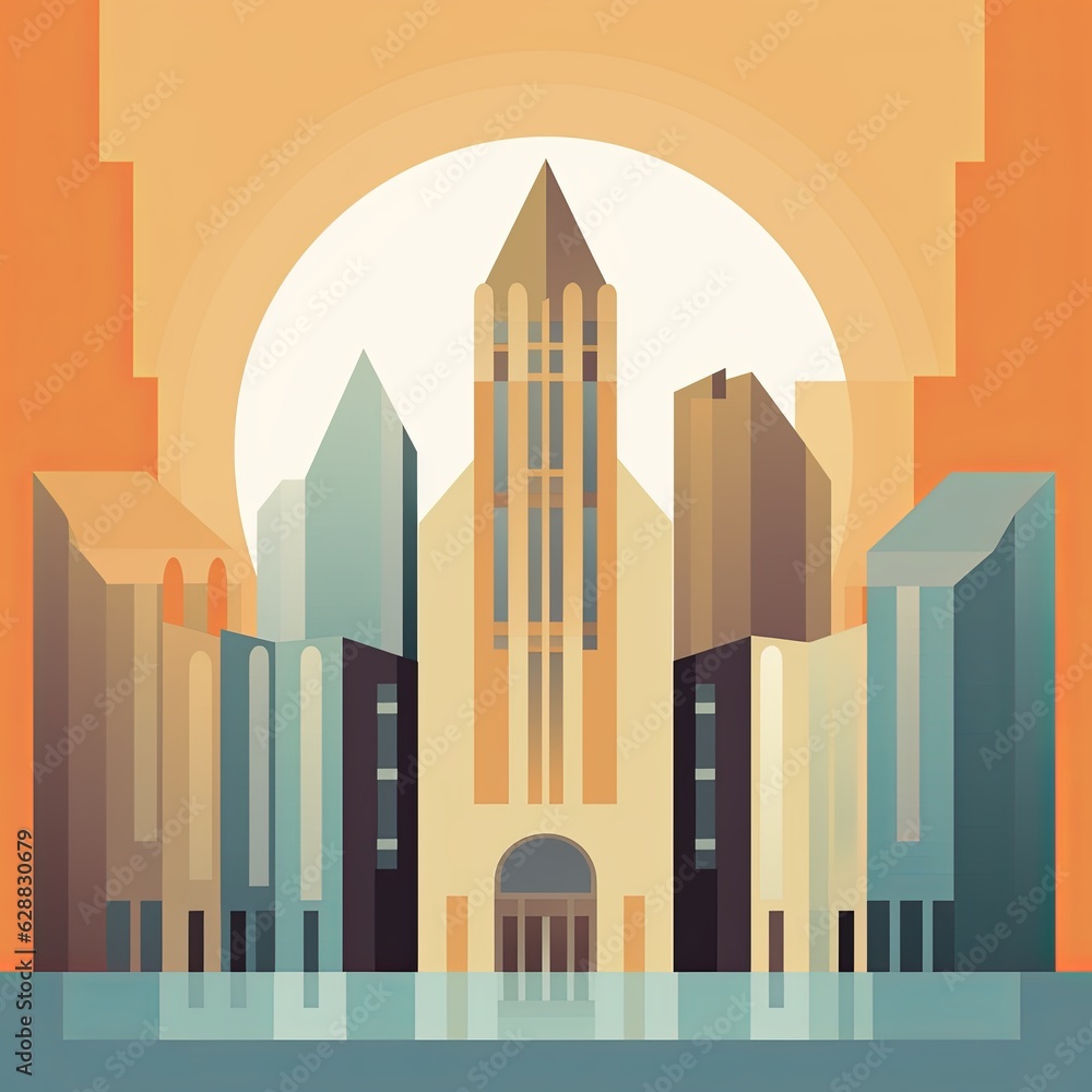 Simple Urban Architecture Serene Tranquil Minimalist Background Simple Urban Architecture Serene Tranquil Minimalist Background