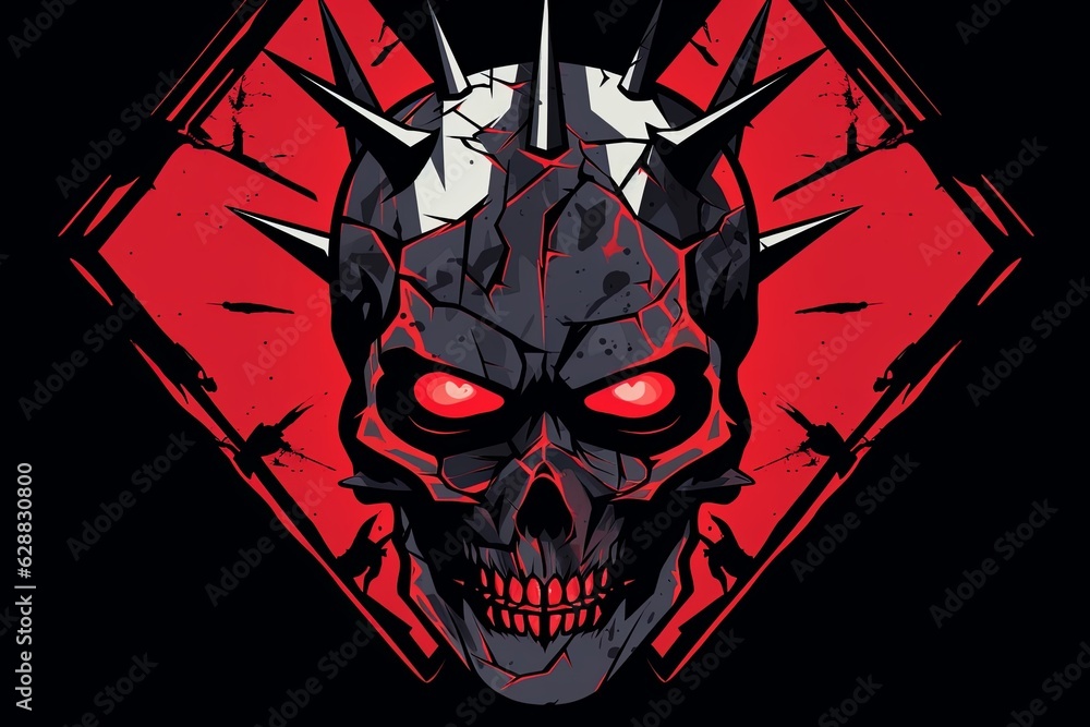 Sleek Dark Creepy Evil Skeleton Design Background Sleek Dark Creepy Evil Skeleton Design Background
