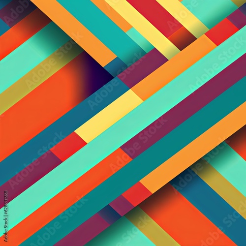 Wallpaper Mural Sleek Op Art Geometric Design Graphic Torontodigital.ca