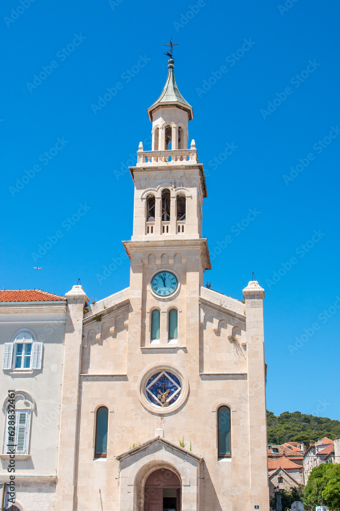 St Francis Church and Monastery (Crkva i samostan sv. Frane) in Split (Zvonik i kapelica sv. Arnir) in the state of Split-Dalmatien Croatia