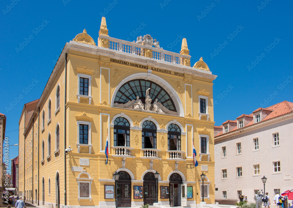 Croatian National Theater in Split (Hrvatsko narodno kazalište u Splitu or HNK Split) in Šibenik in the state of Split-Dalmatien Croatia