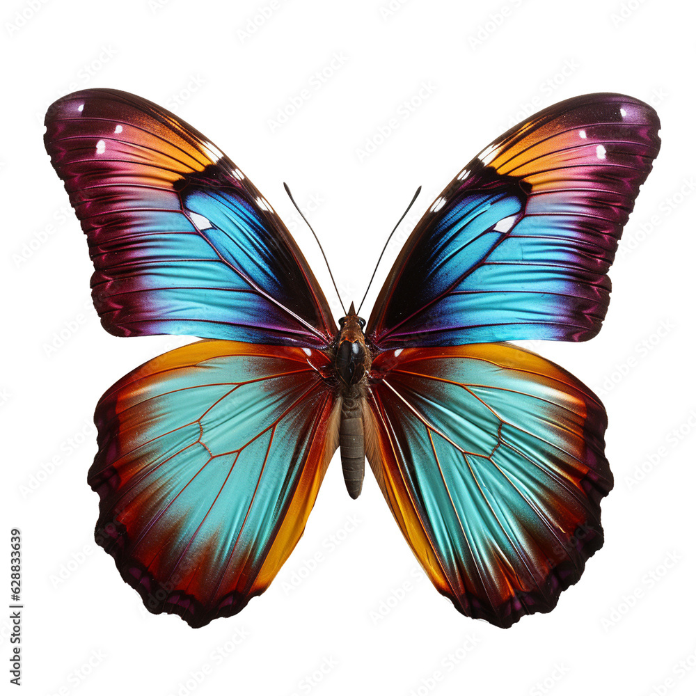 Fototapeta premium butterfly isolated on white background