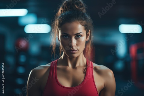 Female athlete in the gym - portrait © Arthur