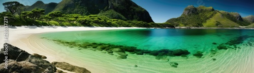Paradise beach of a tropical island