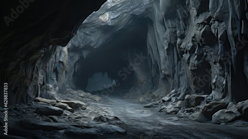 Obraz na płótnie Cave created with Generative AI