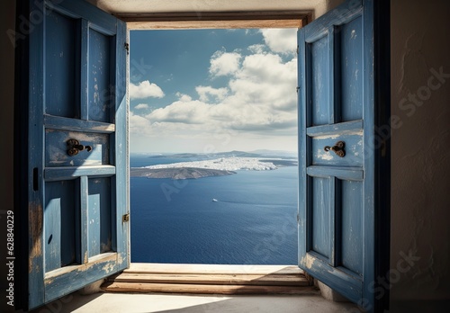 Windows to Santorini