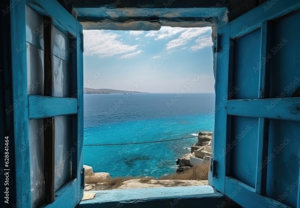 open window to the sea