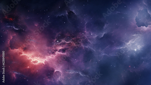 Panorama view of milky way galaxy with stars on night sky background  Milky way galaxy with stars and space dust universe  Universe filled with stars  AI Generated