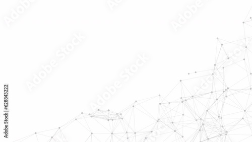 Abstract geometric background. Plexus mesh backdrop. 