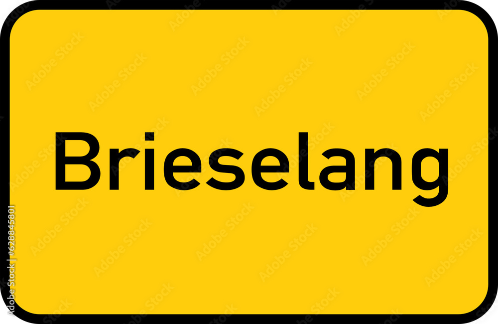 City sign of Brieselang - Ortsschild von Brieselang City sign of Brieselang - Ortsschild von Brieselang