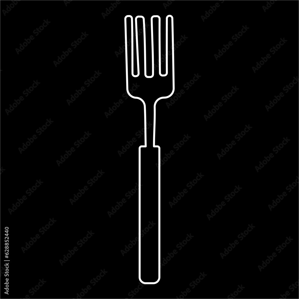 fork kitchen prick eat kitchen line doodle fork kitchen prick eat kitchen line doodle