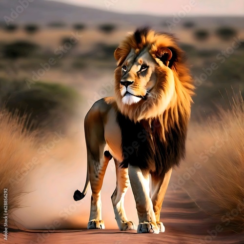 Lion in the wild