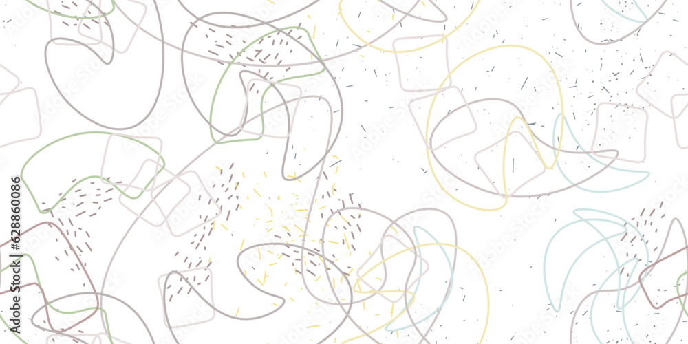 Chaotic Simple Seamless Pattern Textile One Line Chaotic Simple Seamless Pattern Textile One Line