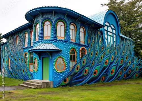 A house like peacock feathers