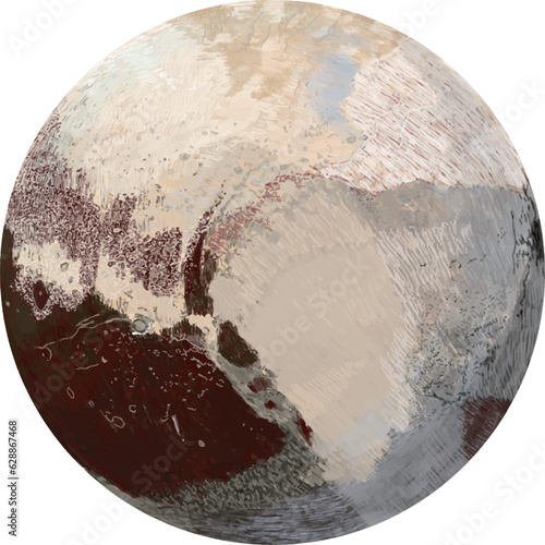 Clip art of Pluto
