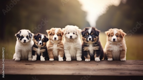 Wallpaper Sweet Dog Puppies